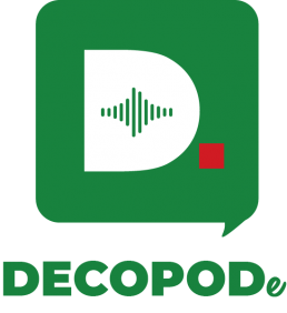 Logotipo do podcast da DECO - DECOPODe.